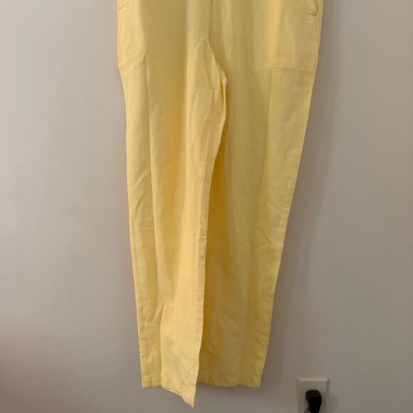 NWT Outerknown S.E.A. Suit Jumpsuit Yellow One Piece Short Sleeve Size Medium - Picture 2 of 10